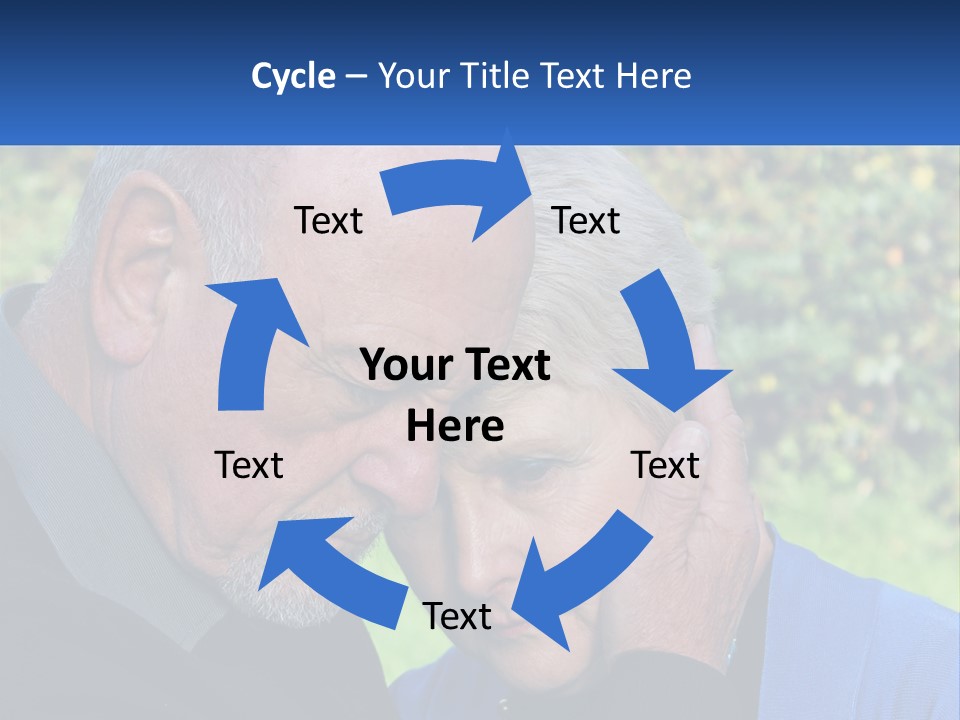 A Man And A Woman Holding Their Heads Together PowerPoint Template