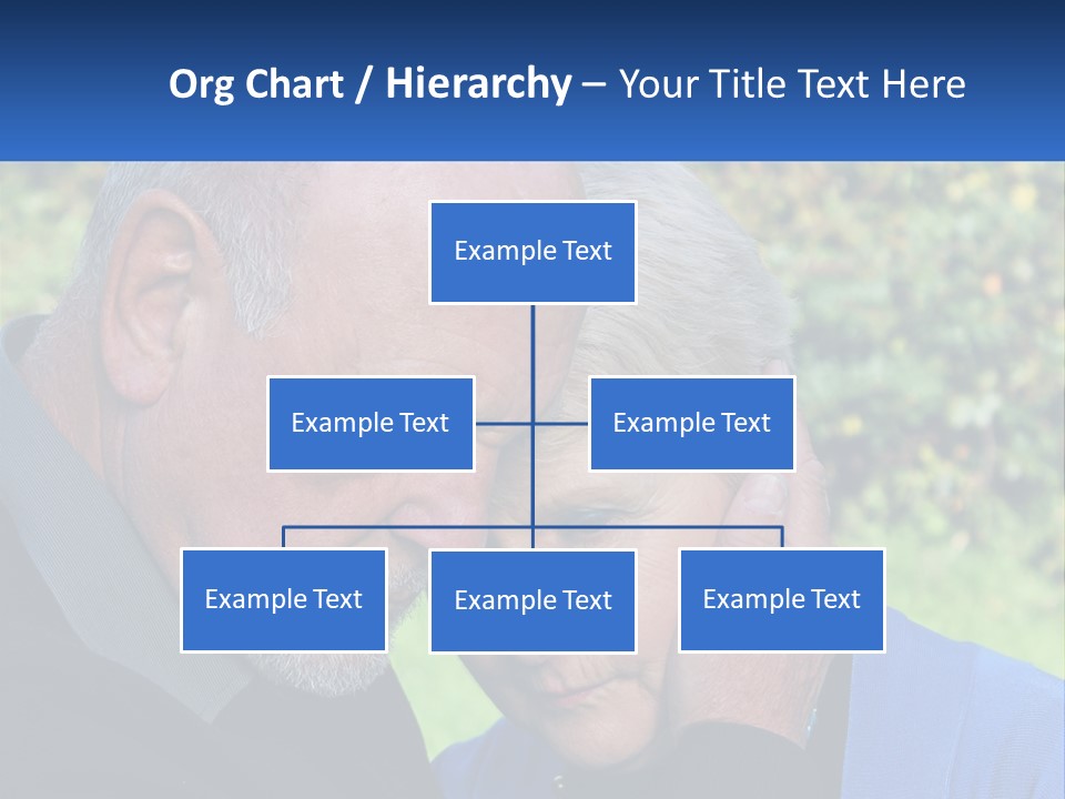A Man And A Woman Holding Their Heads Together PowerPoint Template