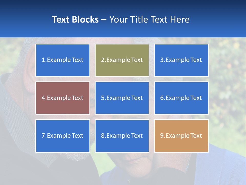 A Man And A Woman Holding Their Heads Together PowerPoint Template