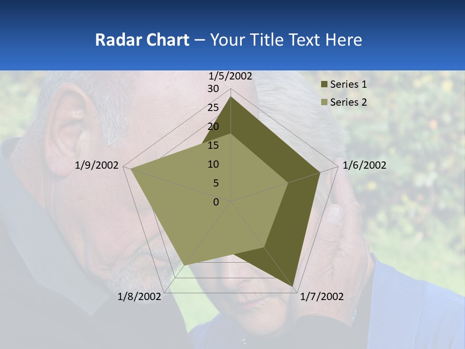 A Man And A Woman Holding Their Heads Together PowerPoint Template