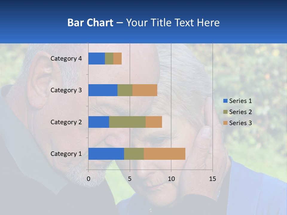 A Man And A Woman Holding Their Heads Together PowerPoint Template