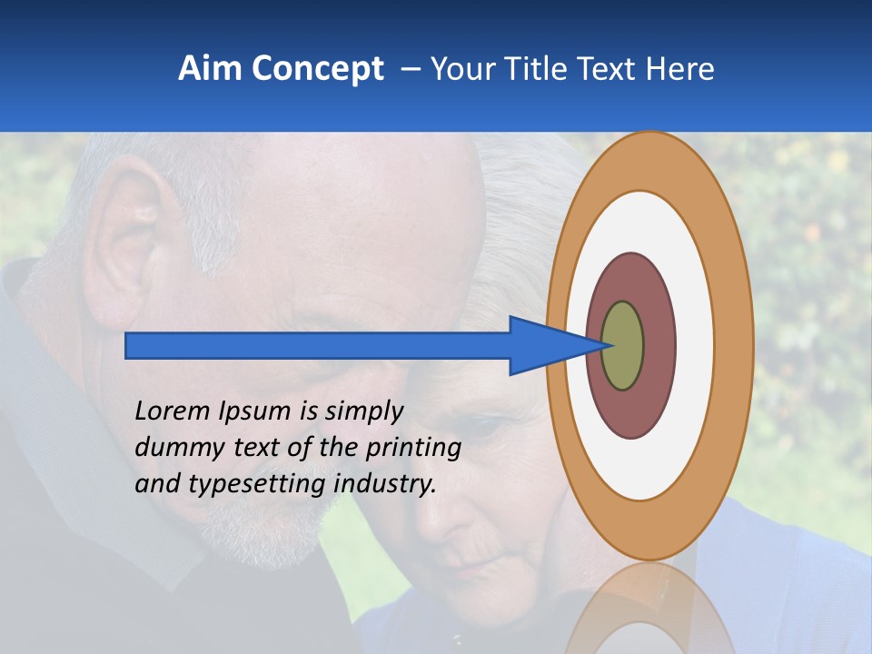 A Man And A Woman Holding Their Heads Together PowerPoint Template