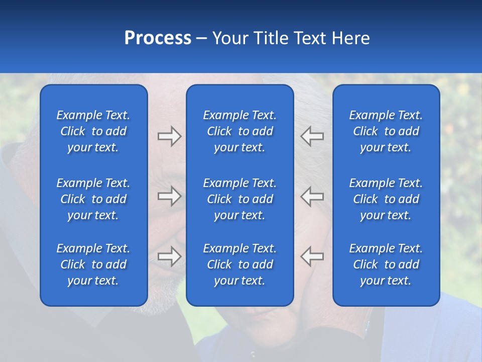 A Man And A Woman Holding Their Heads Together PowerPoint Template