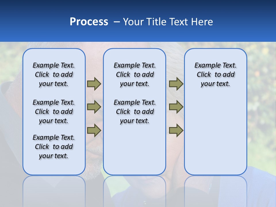 A Man And A Woman Holding Their Heads Together PowerPoint Template