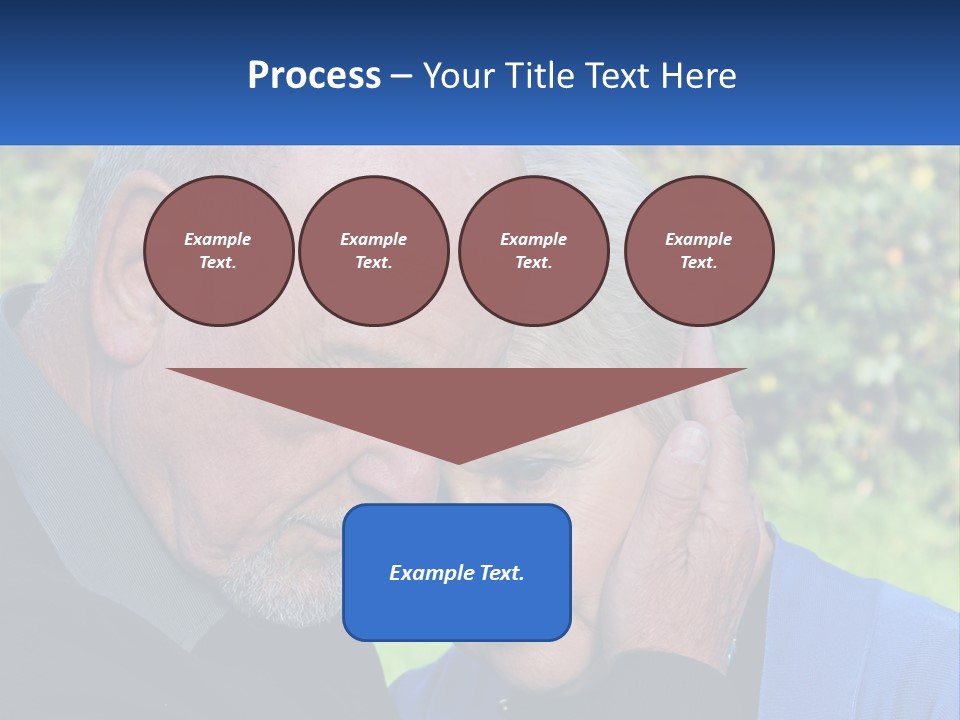 A Man And A Woman Holding Their Heads Together PowerPoint Template