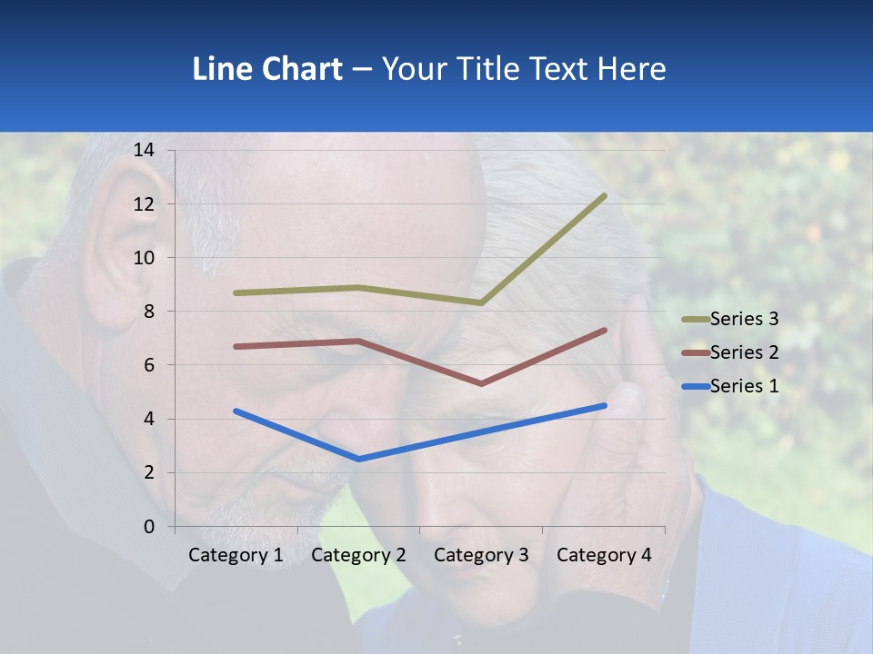 A Man And A Woman Holding Their Heads Together PowerPoint Template