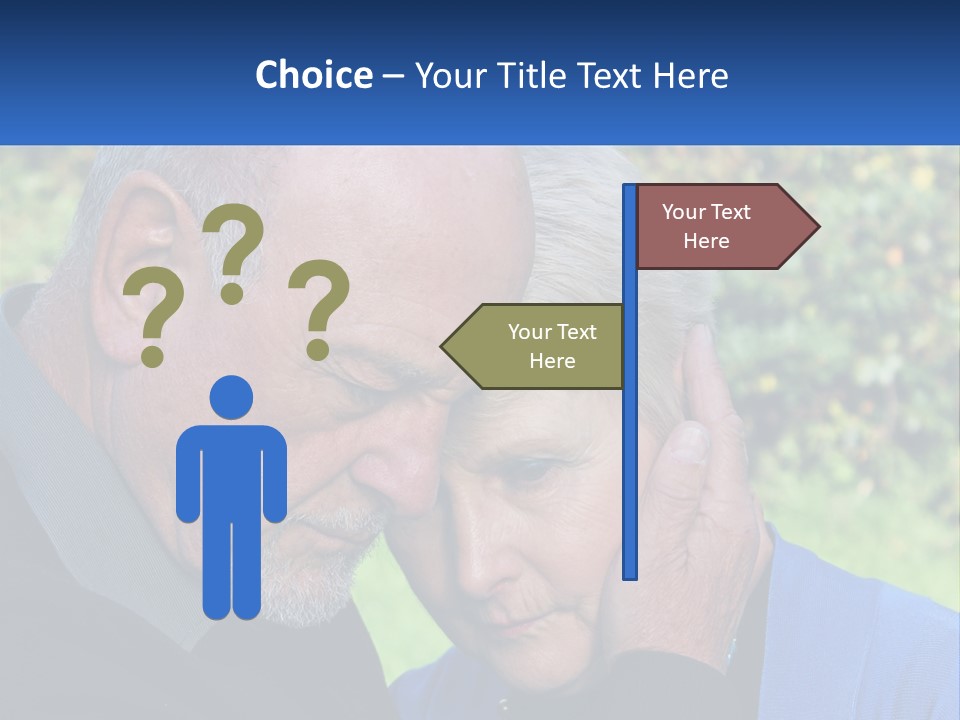 A Man And A Woman Holding Their Heads Together PowerPoint Template