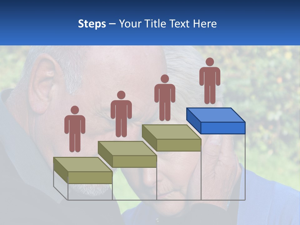 A Man And A Woman Holding Their Heads Together PowerPoint Template