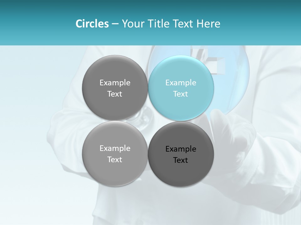 A Doctor Holding A Medical Powerpoint Presentation PowerPoint Template