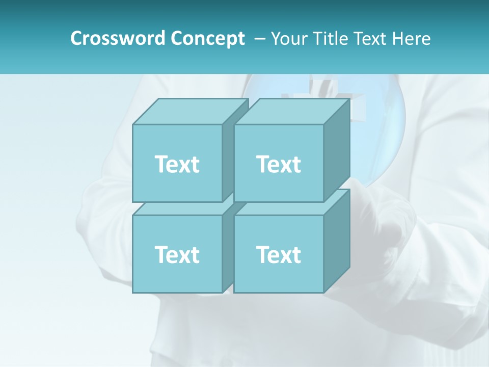 A Doctor Holding A Medical Powerpoint Presentation PowerPoint Template