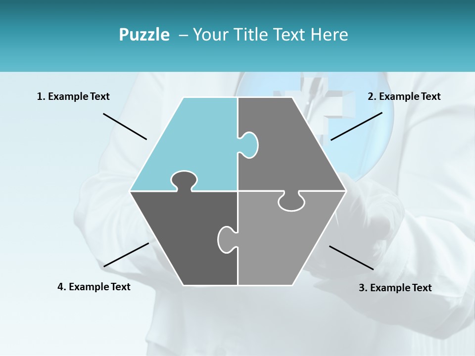 A Doctor Holding A Medical Powerpoint Presentation PowerPoint Template