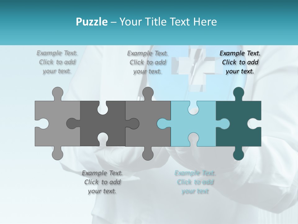 A Doctor Holding A Medical Powerpoint Presentation PowerPoint Template