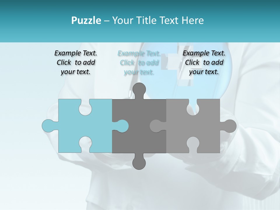 A Doctor Holding A Medical Powerpoint Presentation PowerPoint Template