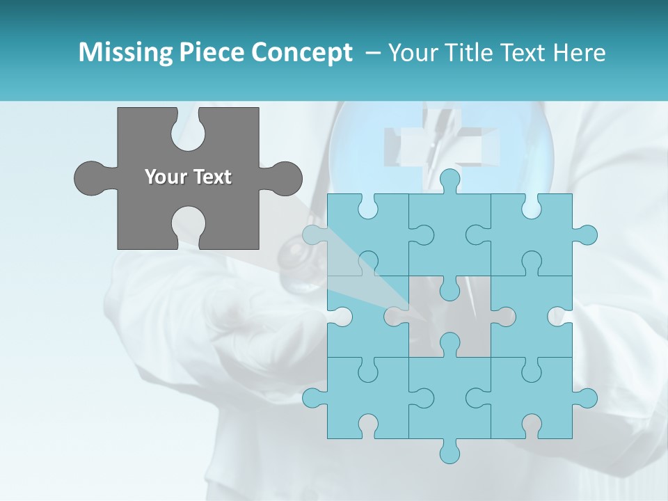 A Doctor Holding A Medical Powerpoint Presentation PowerPoint Template