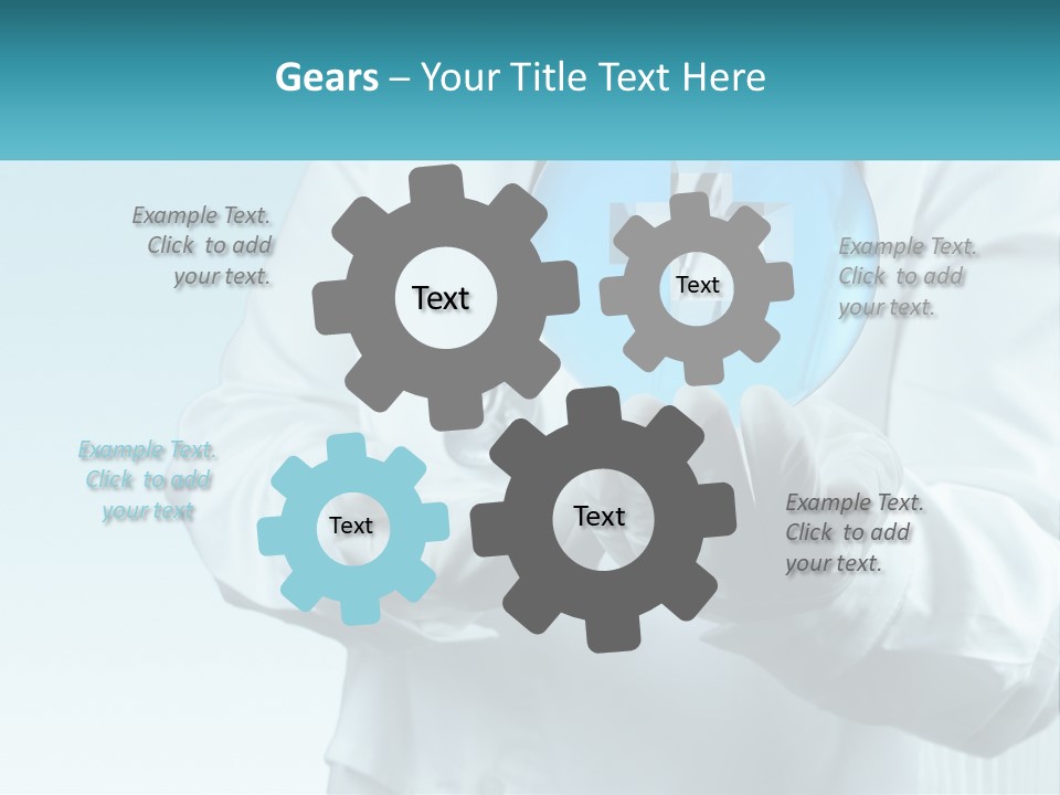 A Doctor Holding A Medical Powerpoint Presentation PowerPoint Template