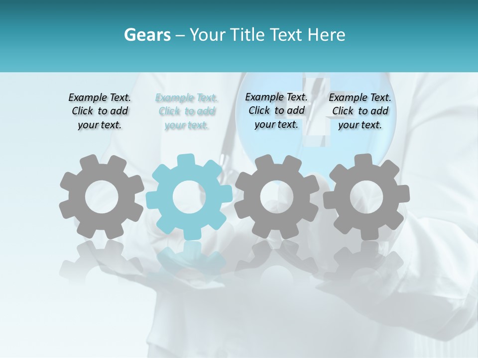 A Doctor Holding A Medical Powerpoint Presentation PowerPoint Template