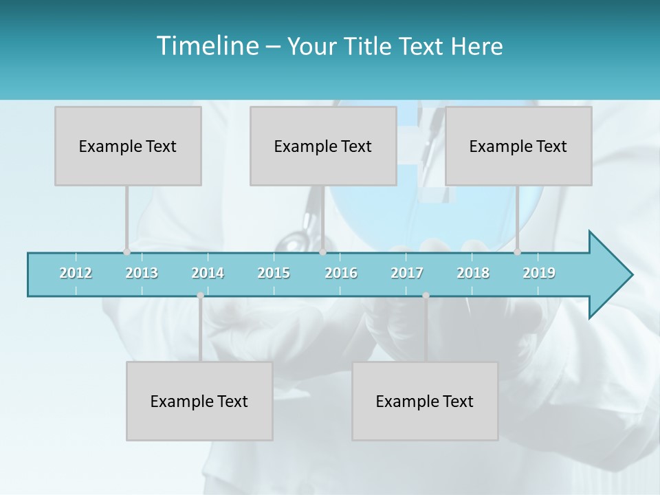 A Doctor Holding A Medical Powerpoint Presentation PowerPoint Template