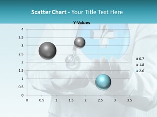 A Doctor Holding A Medical Powerpoint Presentation PowerPoint Template