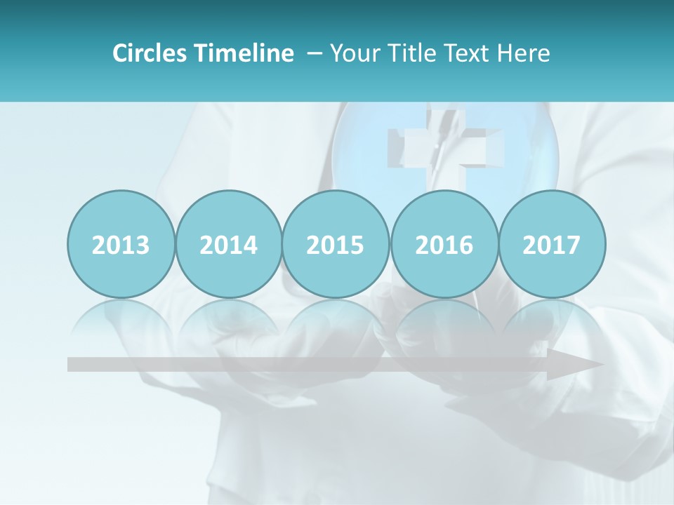 A Doctor Holding A Medical Powerpoint Presentation PowerPoint Template