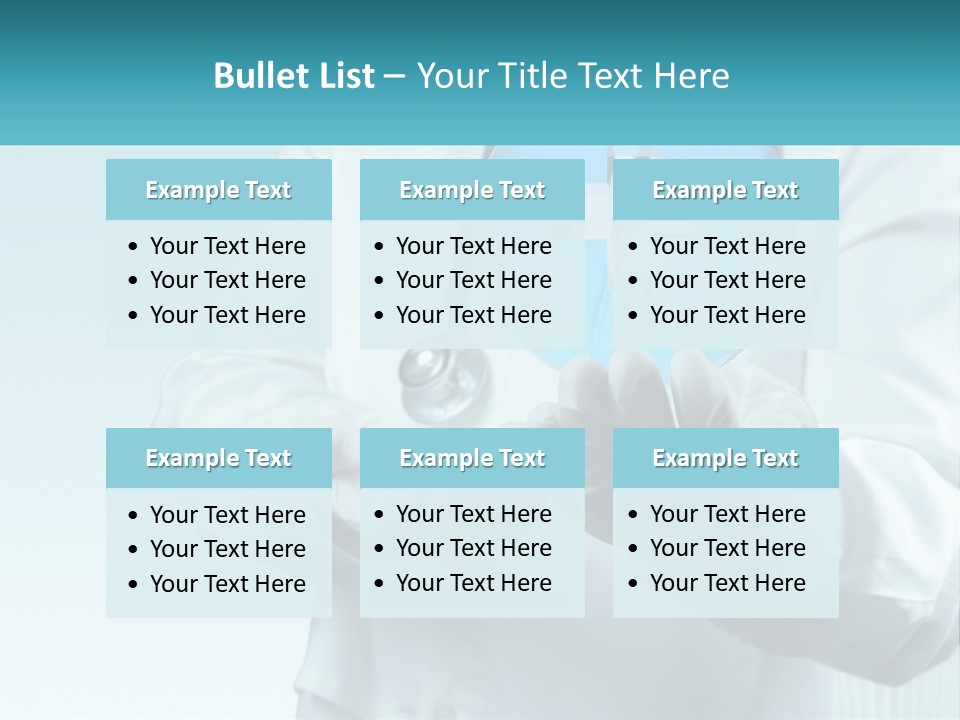 A Doctor Holding A Medical Powerpoint Presentation PowerPoint Template