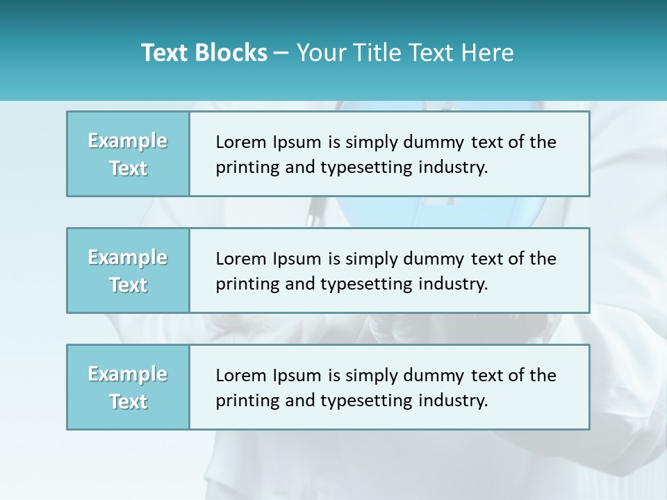 A Doctor Holding A Medical Powerpoint Presentation PowerPoint Template