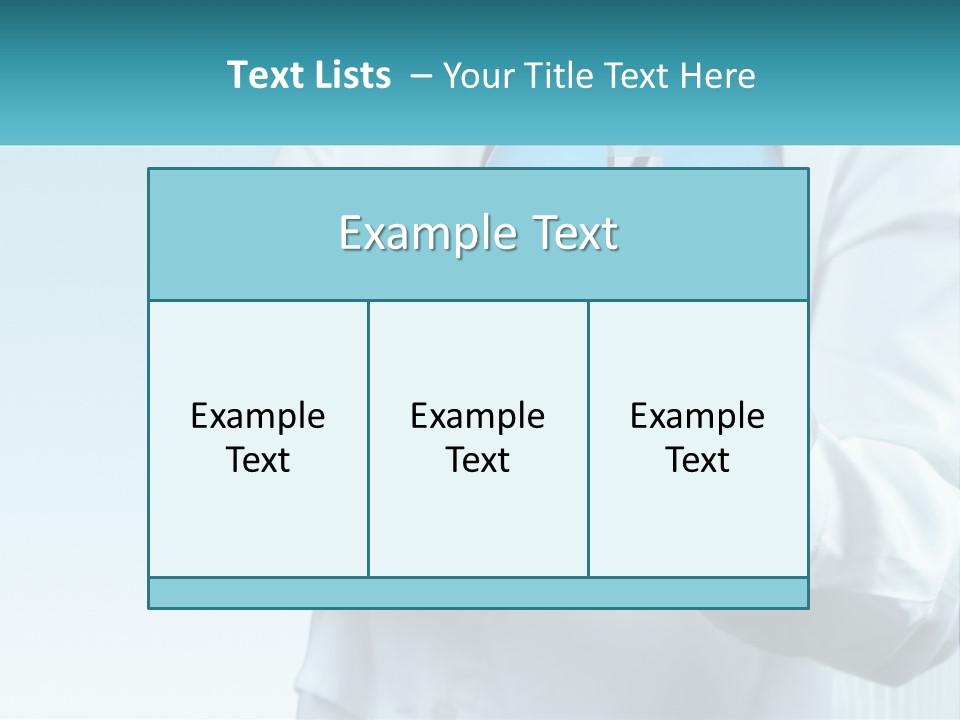 A Doctor Holding A Medical Powerpoint Presentation PowerPoint Template