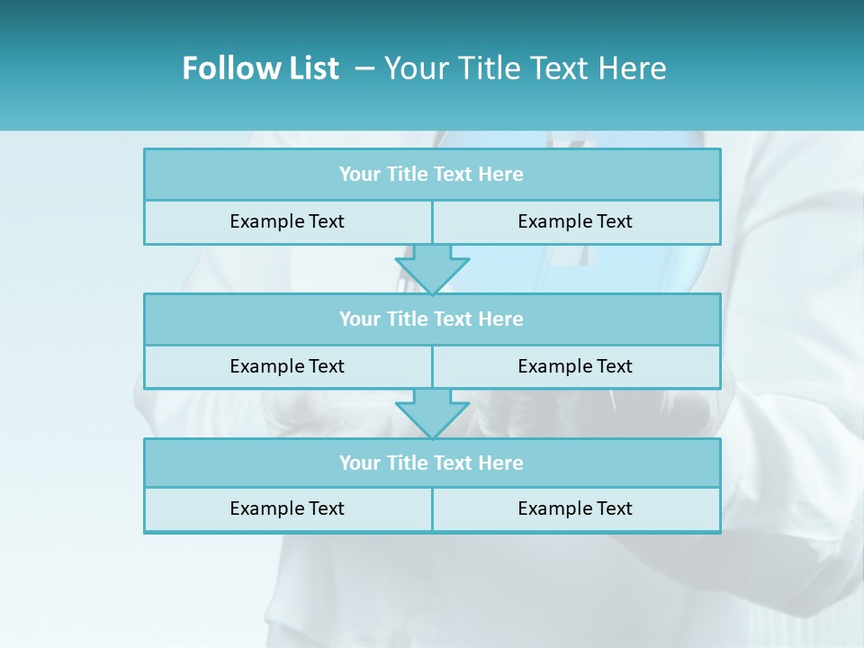 A Doctor Holding A Medical Powerpoint Presentation PowerPoint Template