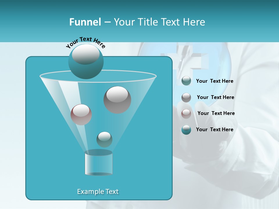 A Doctor Holding A Medical Powerpoint Presentation PowerPoint Template