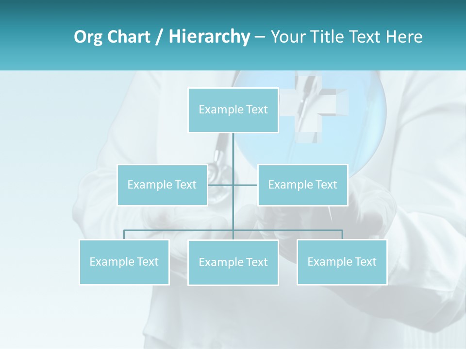 A Doctor Holding A Medical Powerpoint Presentation PowerPoint Template