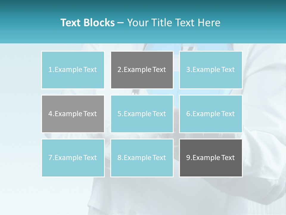A Doctor Holding A Medical Powerpoint Presentation PowerPoint Template