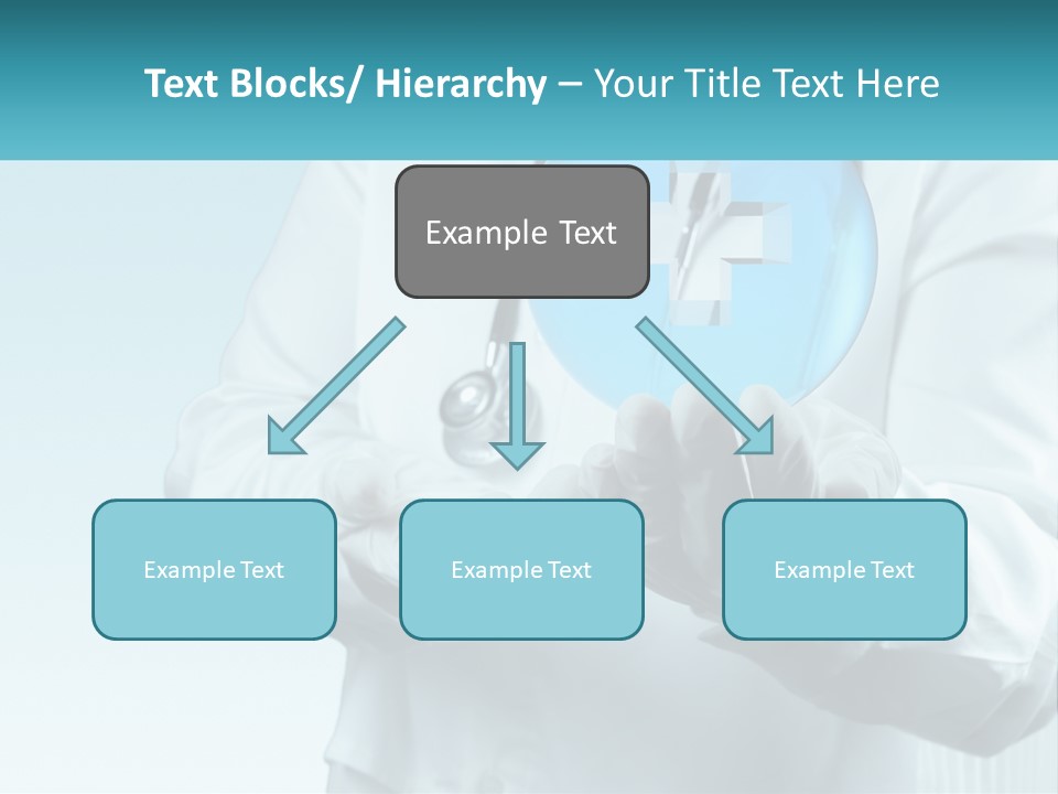 A Doctor Holding A Medical Powerpoint Presentation PowerPoint Template