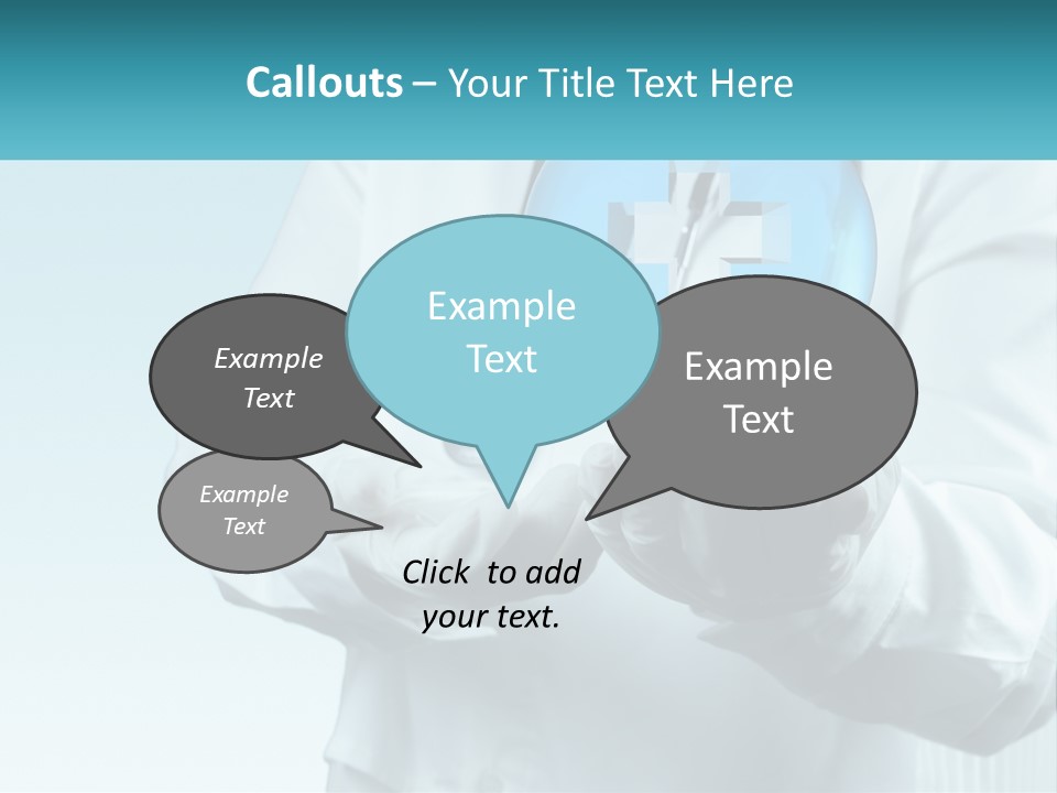 A Doctor Holding A Medical Powerpoint Presentation PowerPoint Template