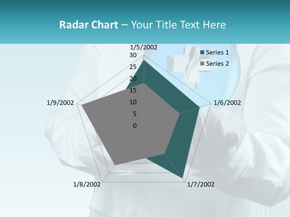 A Doctor Holding A Medical Powerpoint Presentation PowerPoint Template