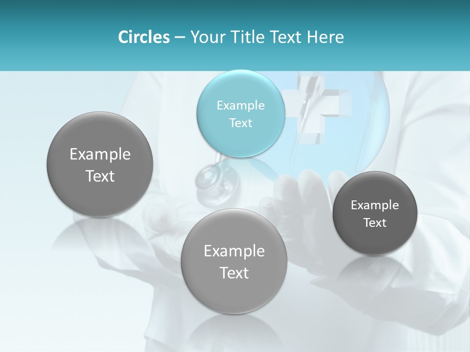 A Doctor Holding A Medical Powerpoint Presentation PowerPoint Template