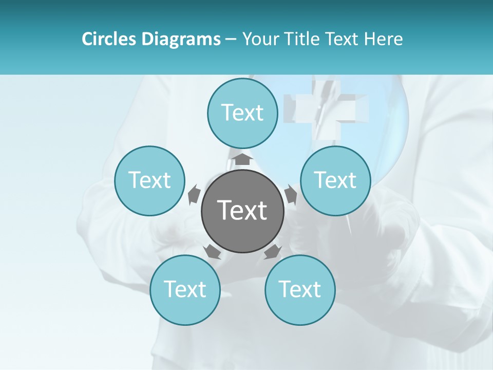 A Doctor Holding A Medical Powerpoint Presentation PowerPoint Template