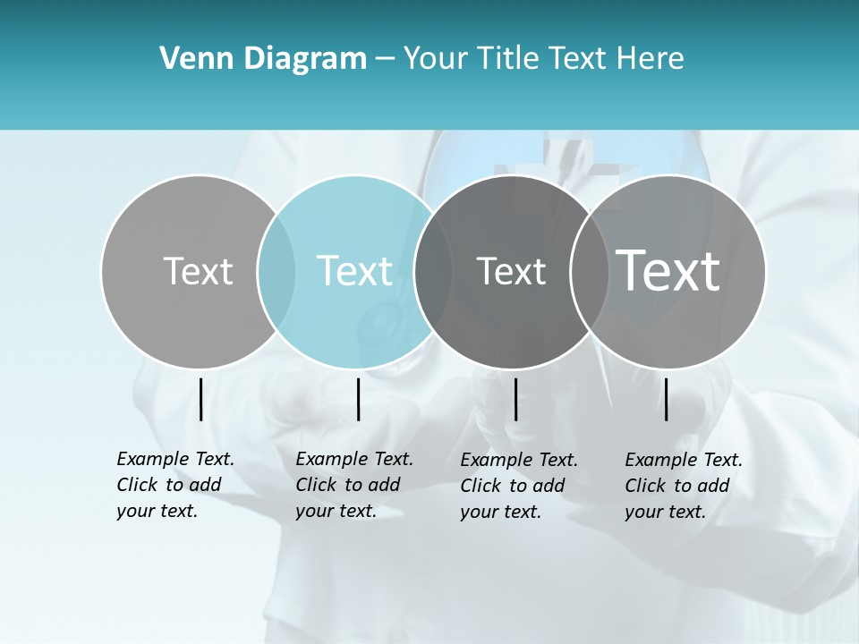 A Doctor Holding A Medical Powerpoint Presentation PowerPoint Template