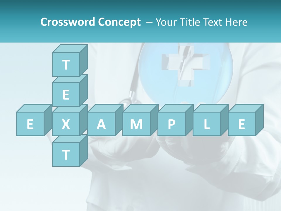 A Doctor Holding A Medical Powerpoint Presentation PowerPoint Template