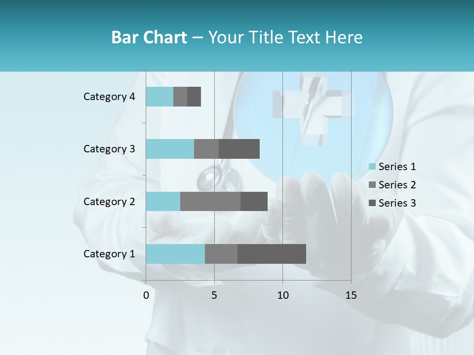 A Doctor Holding A Medical Powerpoint Presentation PowerPoint Template