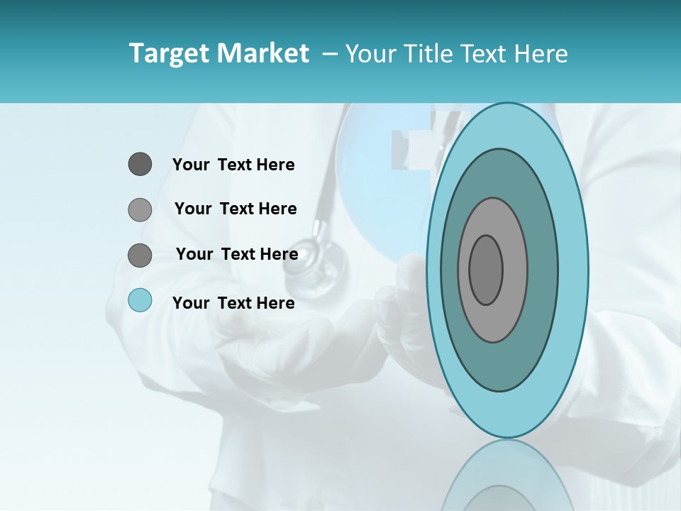 A Doctor Holding A Medical Powerpoint Presentation PowerPoint Template