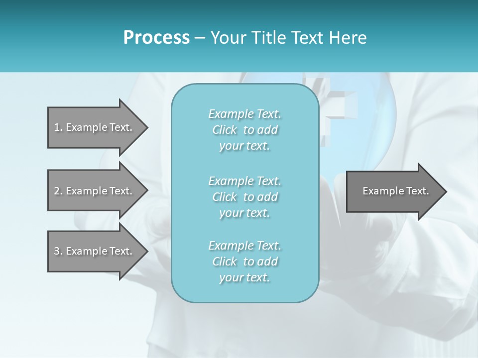 A Doctor Holding A Medical Powerpoint Presentation PowerPoint Template