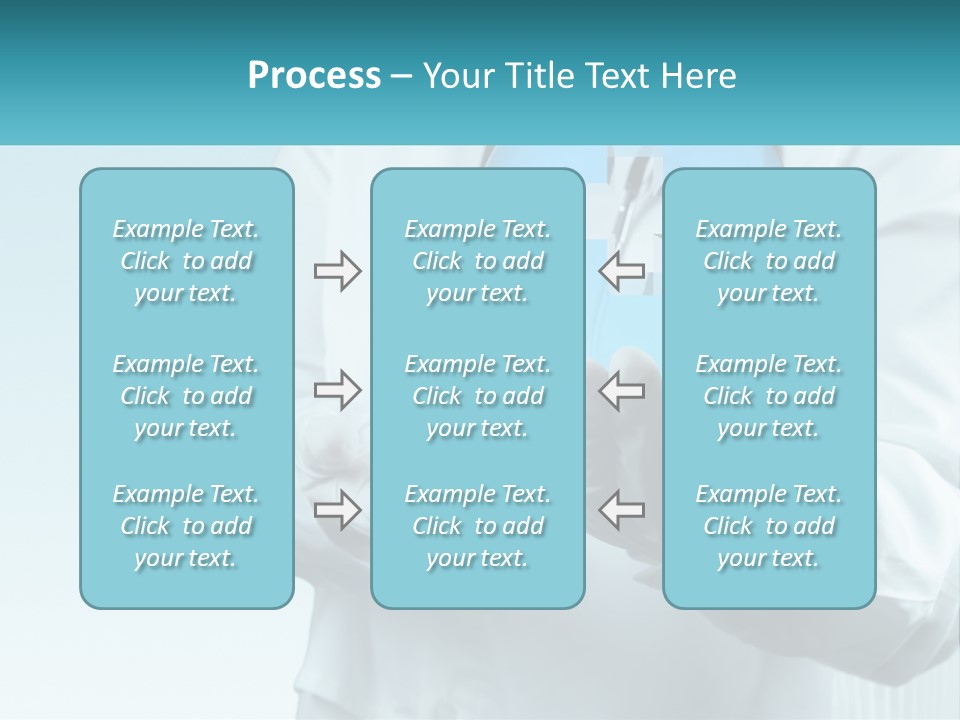 A Doctor Holding A Medical Powerpoint Presentation PowerPoint Template