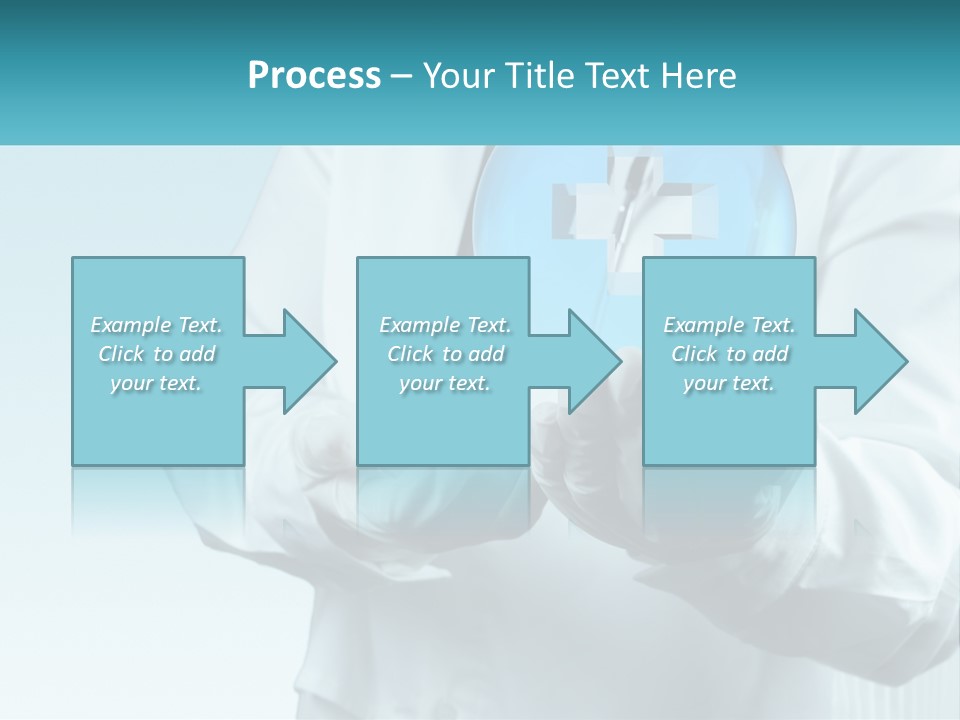 A Doctor Holding A Medical Powerpoint Presentation PowerPoint Template