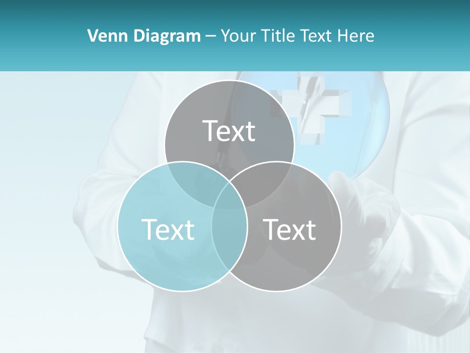 A Doctor Holding A Medical Powerpoint Presentation PowerPoint Template