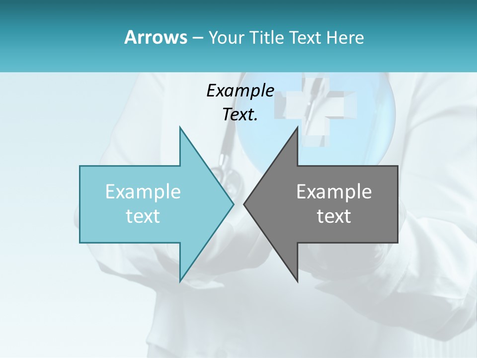 A Doctor Holding A Medical Powerpoint Presentation PowerPoint Template