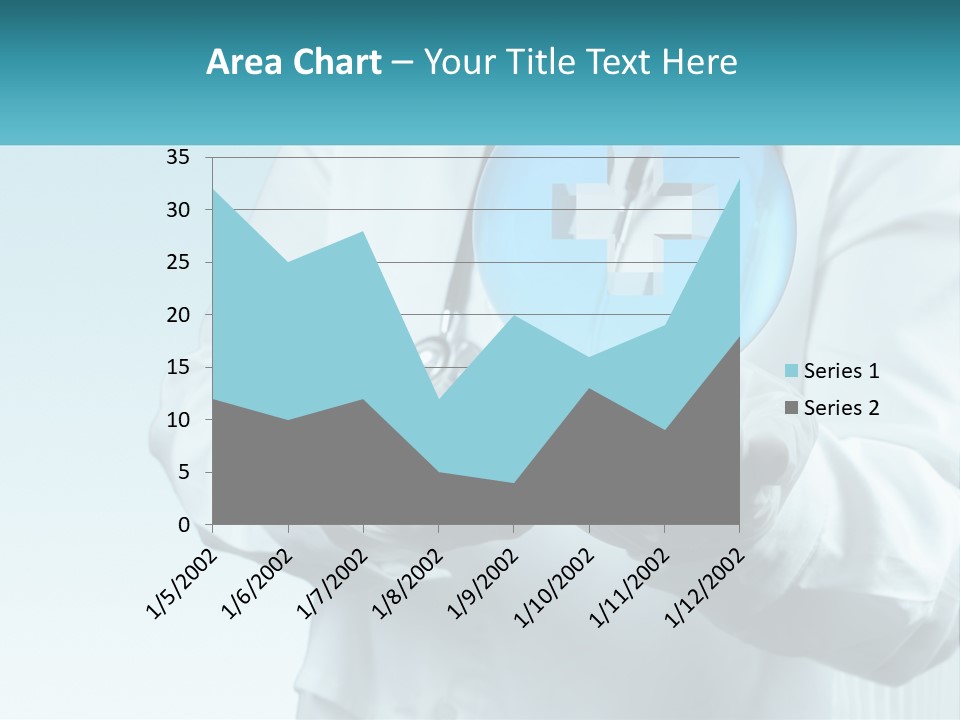 A Doctor Holding A Medical Powerpoint Presentation PowerPoint Template