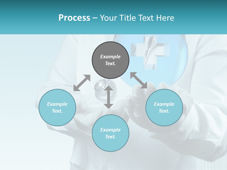 A Doctor Holding A Medical Powerpoint Presentation PowerPoint Template