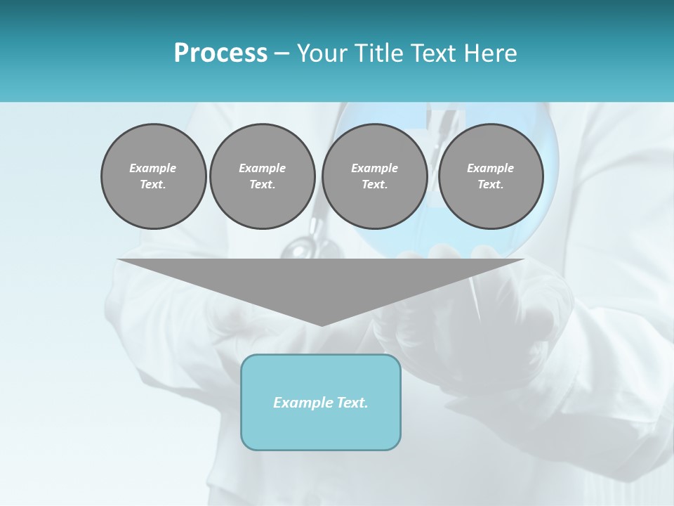A Doctor Holding A Medical Powerpoint Presentation PowerPoint Template