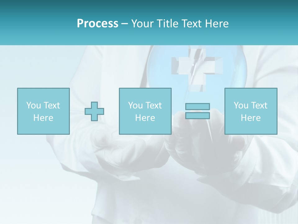 A Doctor Holding A Medical Powerpoint Presentation PowerPoint Template