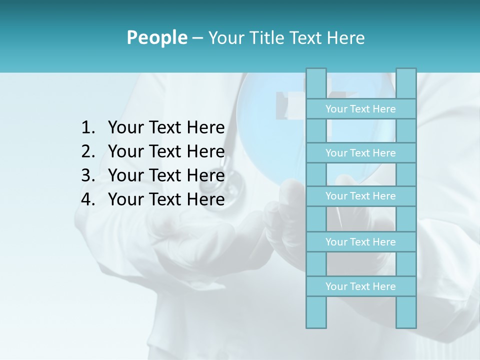 A Doctor Holding A Medical Powerpoint Presentation PowerPoint Template