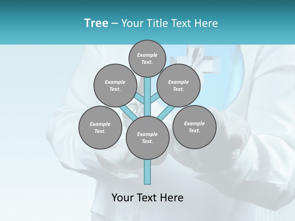 A Doctor Holding A Medical Powerpoint Presentation PowerPoint Template